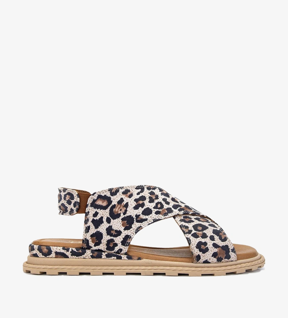 Tamer Tanca Bej Tamer Tanca Vegan Kadın Düz Sandalet