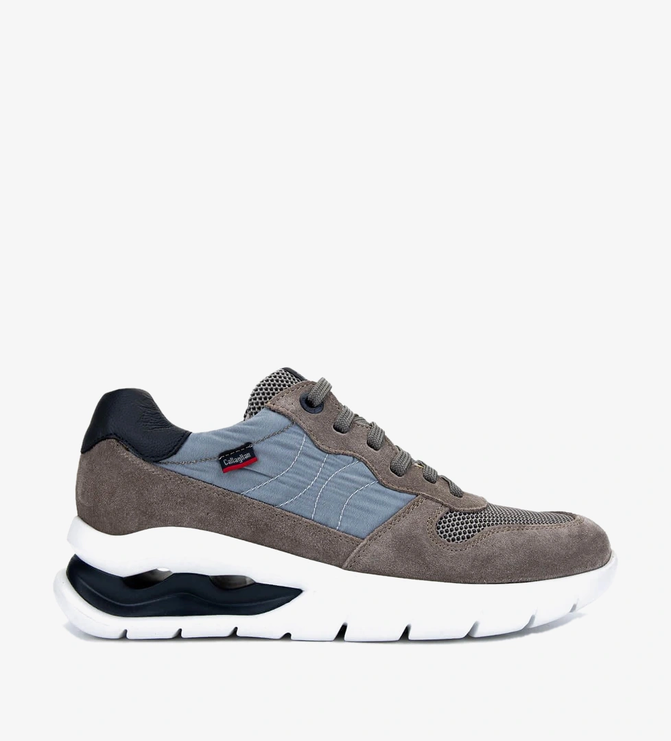 Callaghan Erkek Deri & Tekstil Gri Sneakers & Spor Ayakkabı