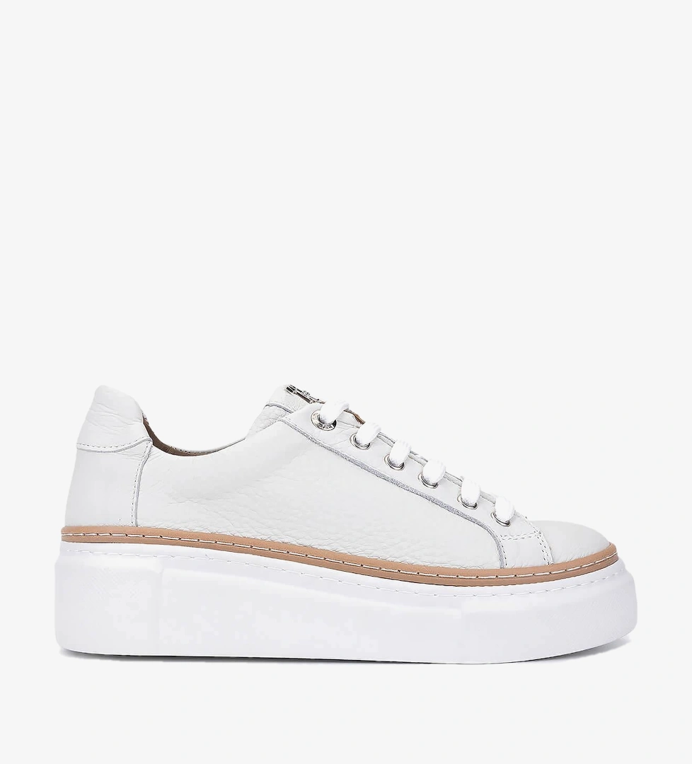 Tamer Tanca Siyah Floter Tamer Tanca Hakiki Kadın Deri Sneakers Spor Ayakkabı