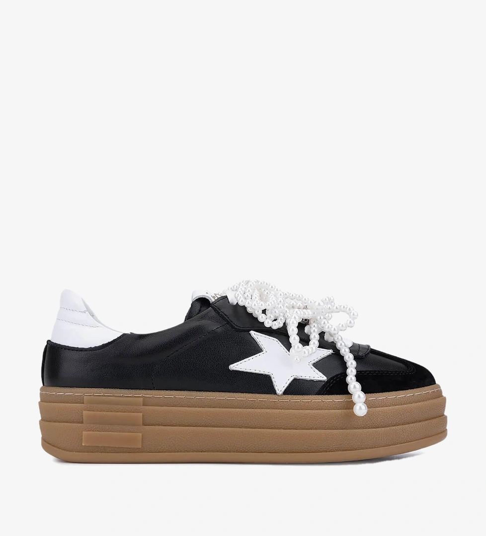 Tamer Tanca Kadın Siyah Sneakers & Spor Ayakkabı