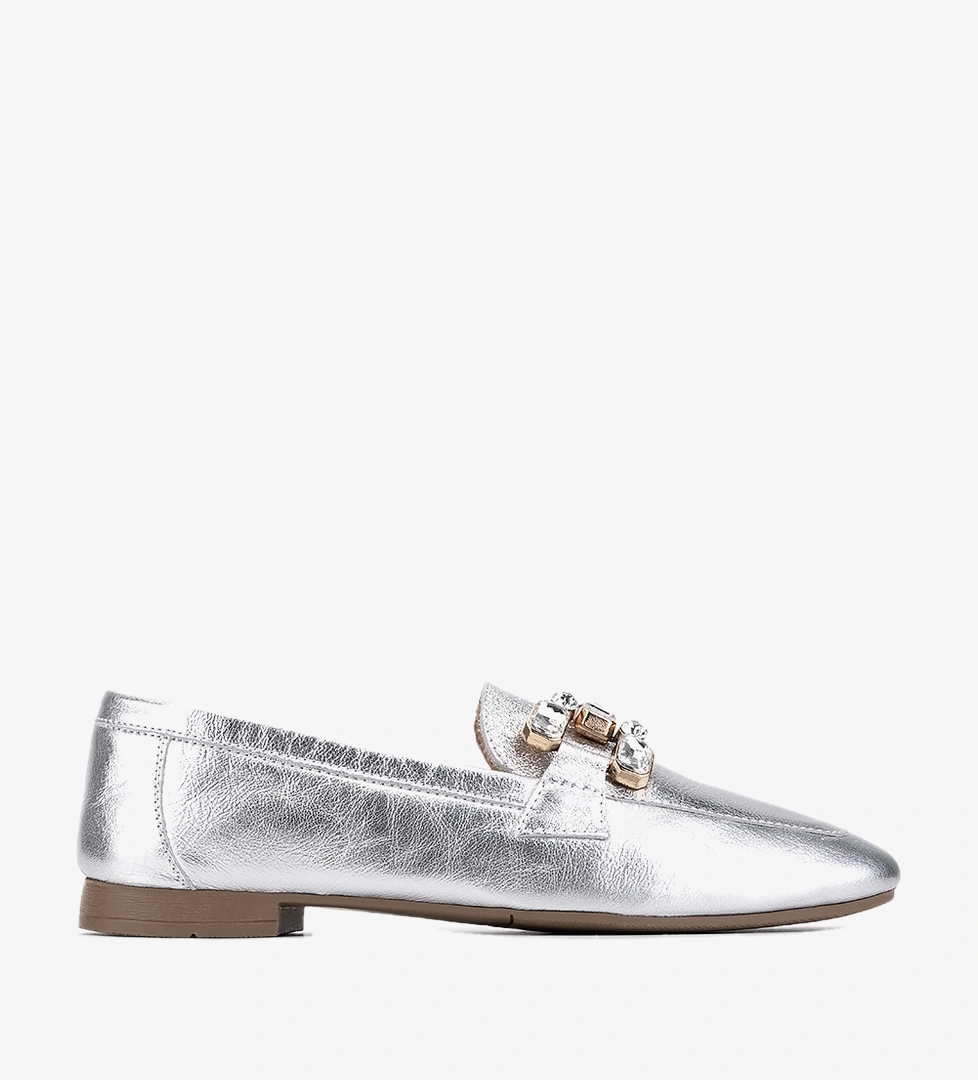 Tamer Tanca Yeşil Tamer Tanca Hakiki Kadın Deri Loafer Ayakkabı