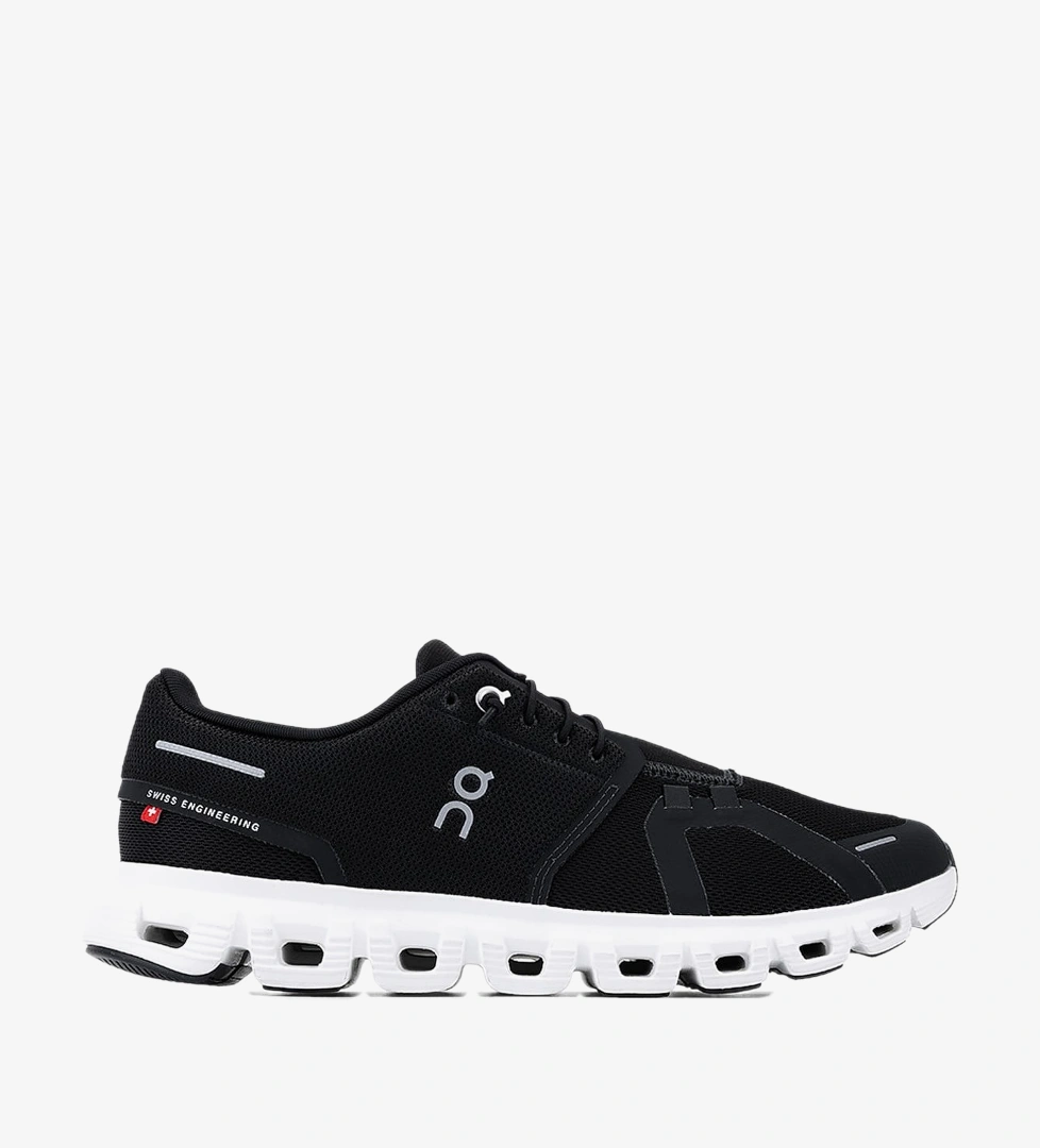 On Erkek Tekstil Siyah/Beyaz Sneakers & Spor Ayakkabı