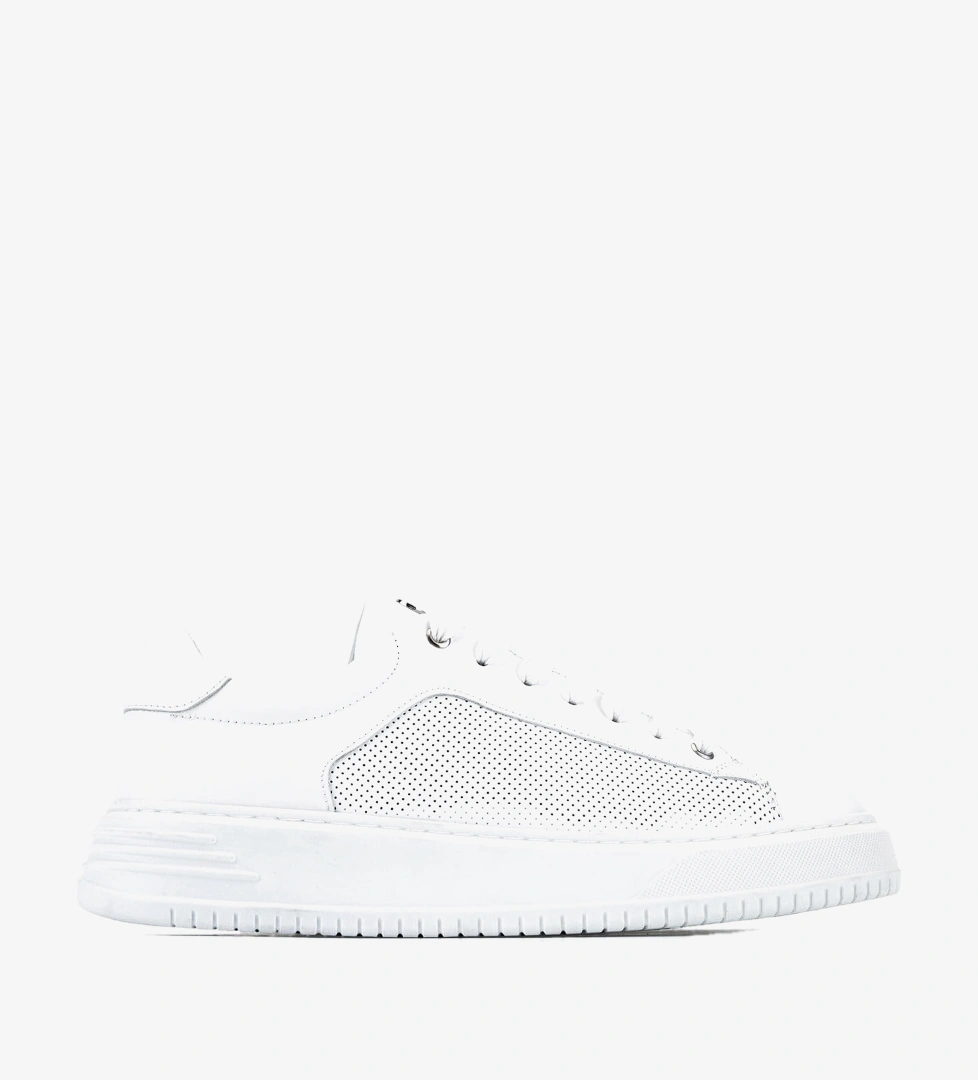 Tamer Tanca Erkek Deri Beyaz Sneakers & Spor Ayakkabı