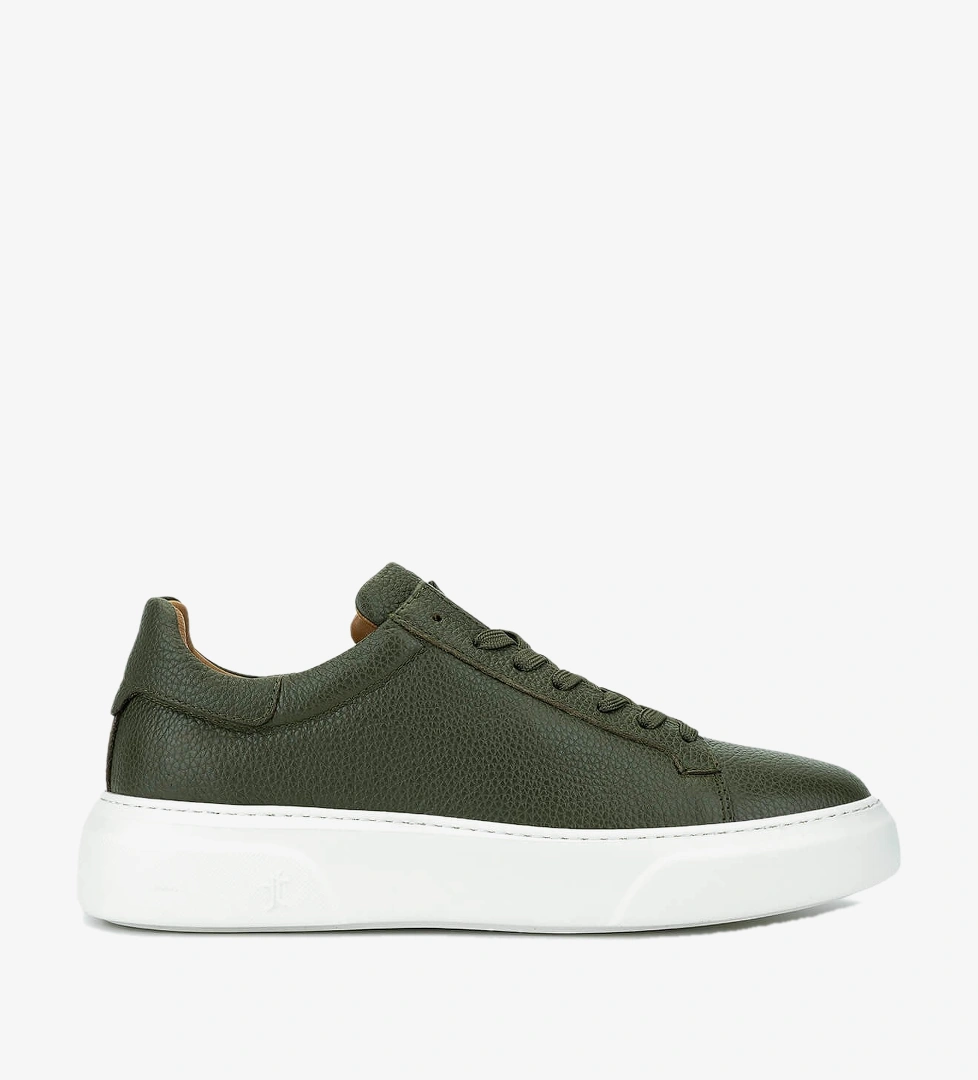 Tamer Tanca Erkek Hakiki Deri Haki Sneakers & Spor Ayakkabı