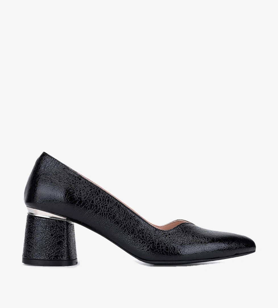 Tamer Tanca Kadın Hakiki Deri Siyah Topuklu & Stiletto Ayakkabı