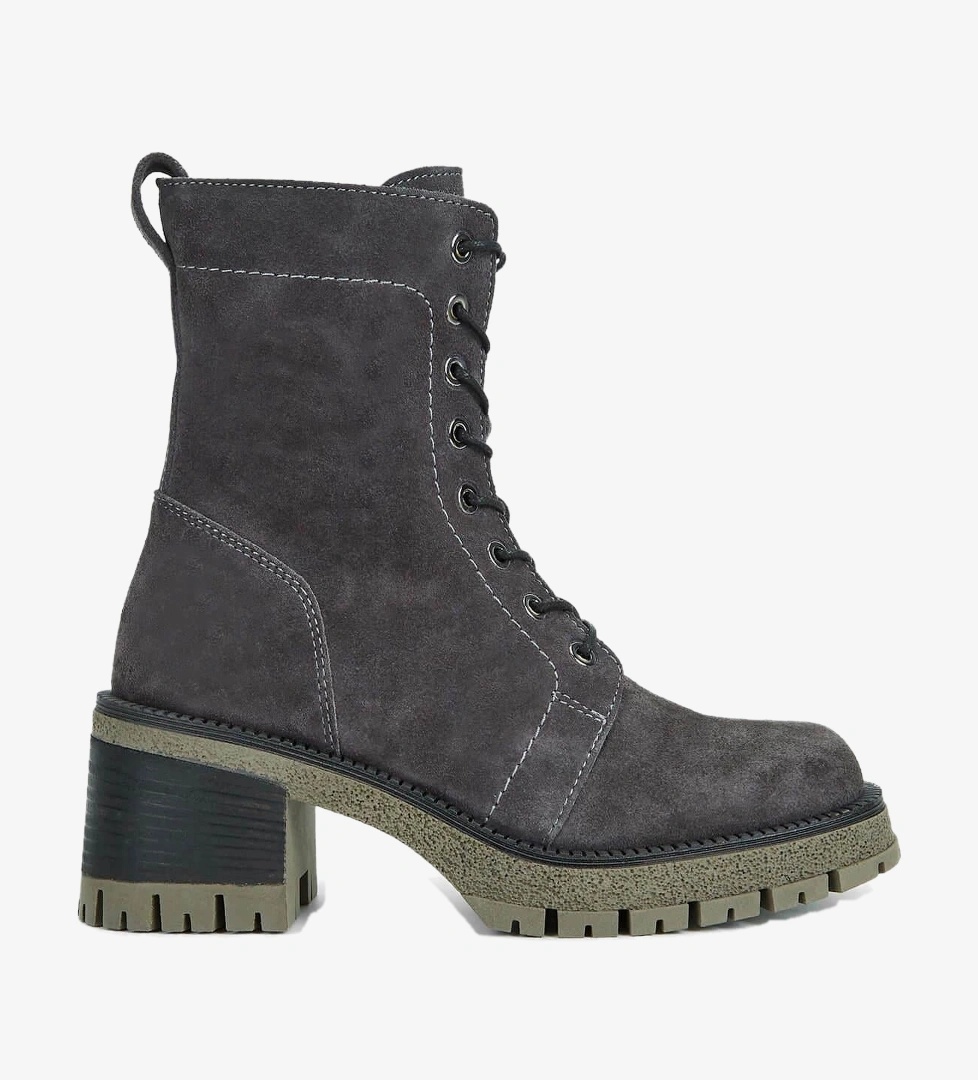 Tamer Tanca Siyah Süet Tamer Tanca Hakiki Deri Kadın Casual Bot