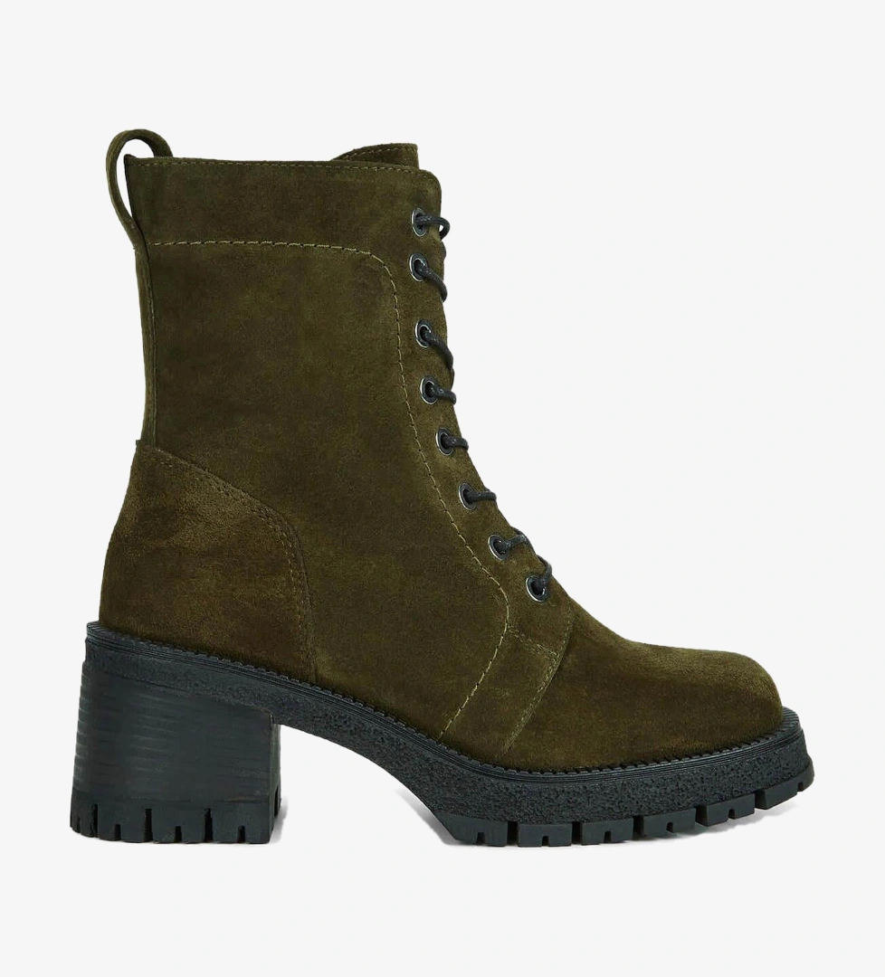 Tamer Tanca Siyah Süet Tamer Tanca Hakiki Deri Kadın Casual Bot