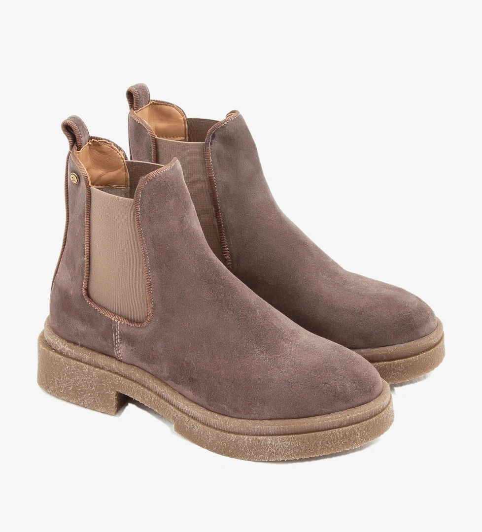 Tamer Tanca Taupe Süet Tamer Tanca