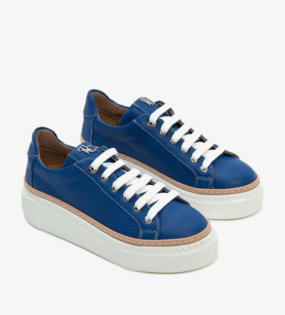 Tamer Tanca Siyah Floter Tamer Tanca Hakiki Kadın Deri Sneakers Spor Ayakkabı