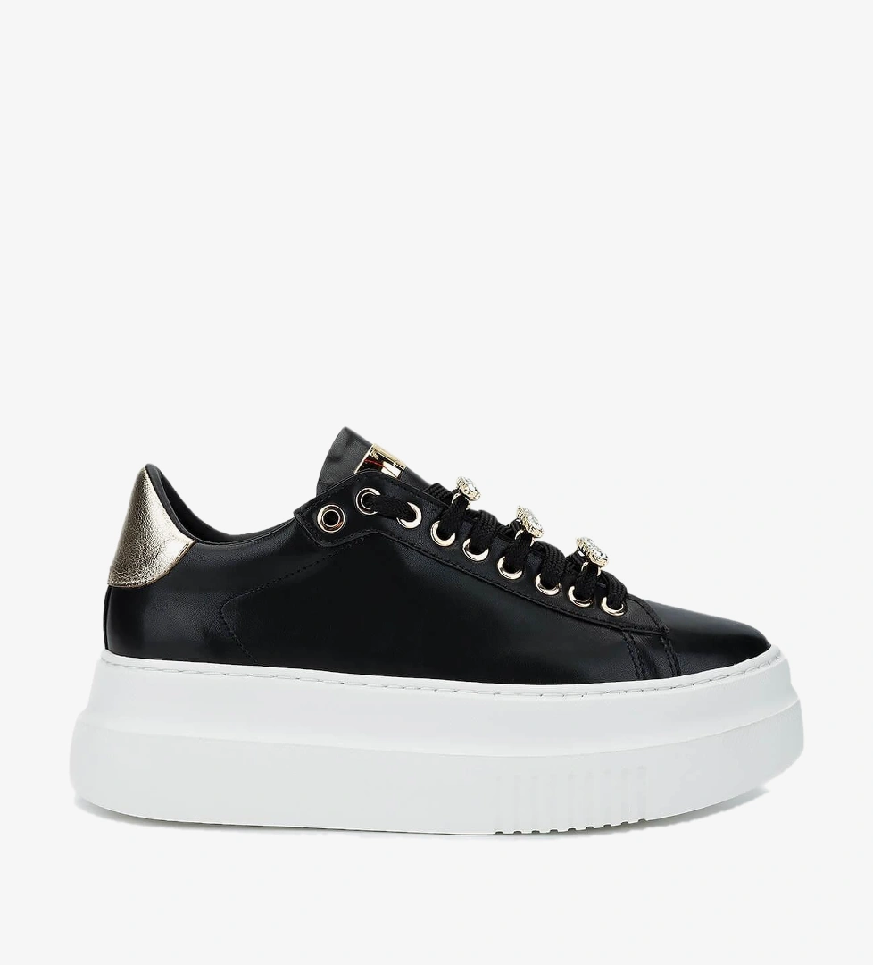 Tamer Tanca Kadın Vegan Siyah Sneakers & Spor Ayakkabı