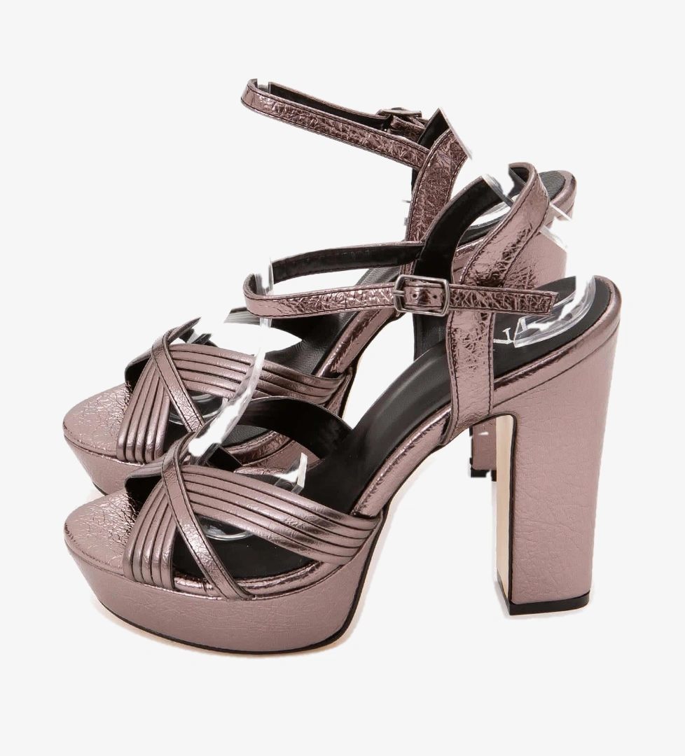 Tamer Tanca Lame Tamer Tanca Vegan Kadın Topuklu Ayakkabı