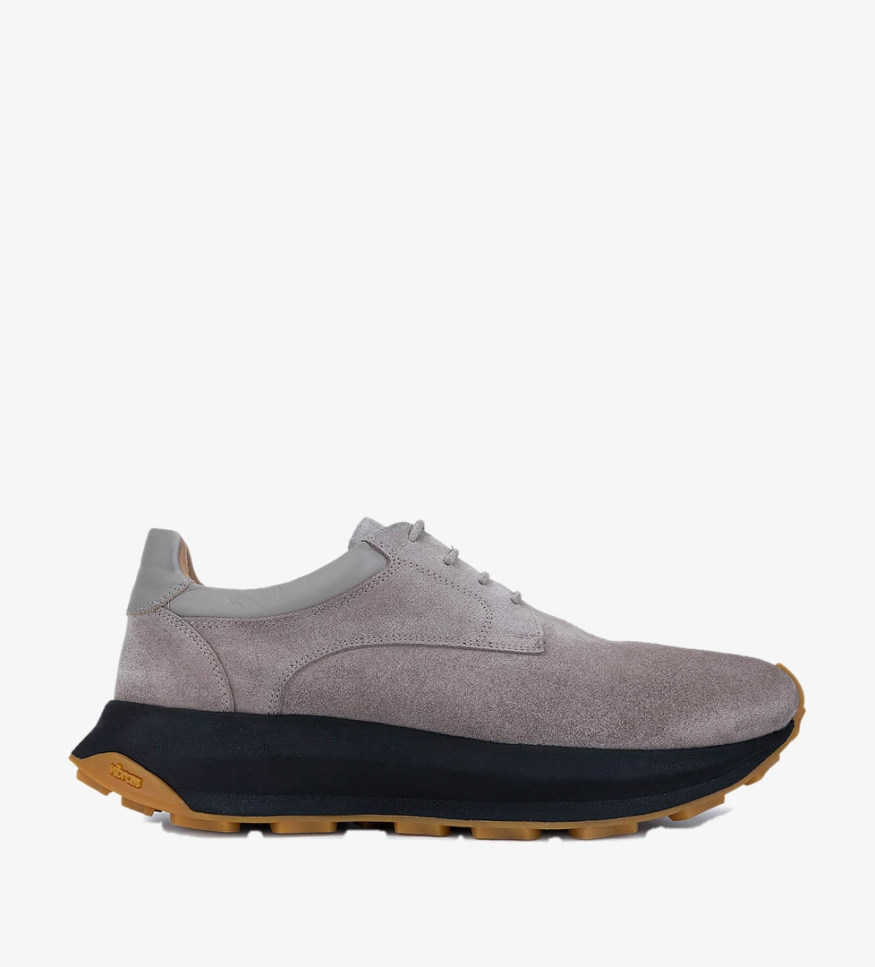 Tamer Tanca Lacivert Tamer Tanca Hakiki Erkek Deri Sneakers Spor Ayakkabı