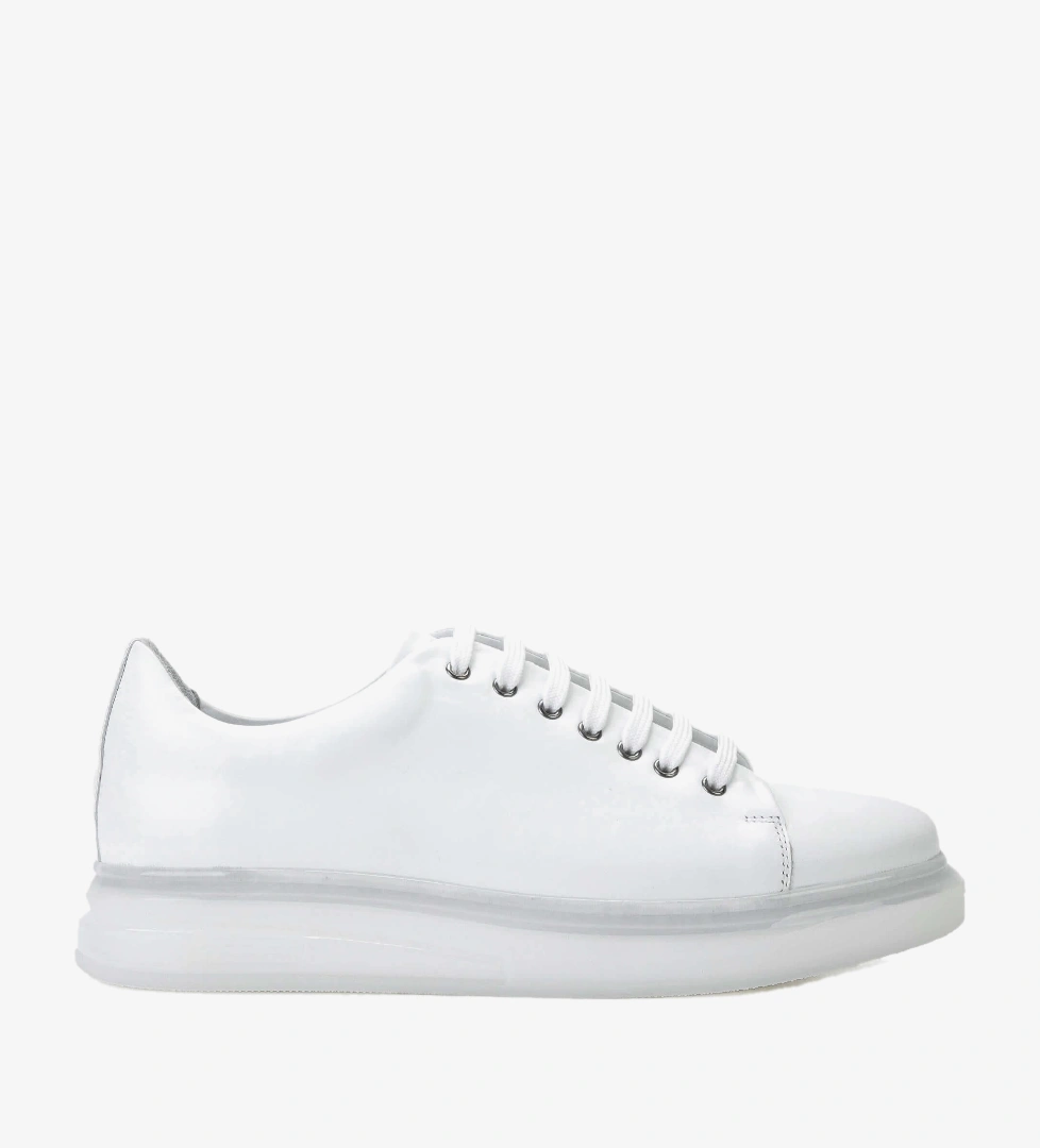 Tamer Tanca Siyah Açma Tamer Tanca Hakiki Erkek Deri Sneakers Spor Ayakkabı