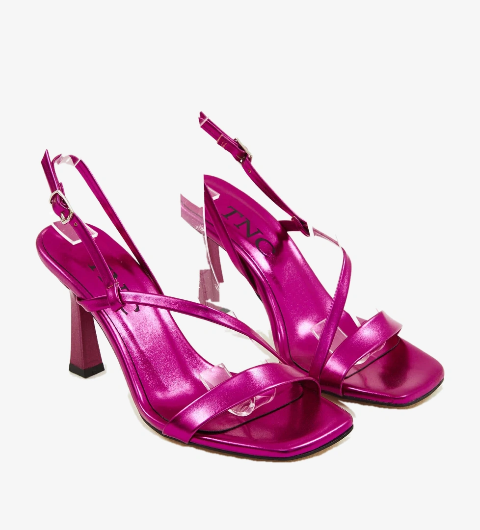 Tamer Tanca Yeşil Tamer Tanca Vegan Kadın Topuklu Sandalet