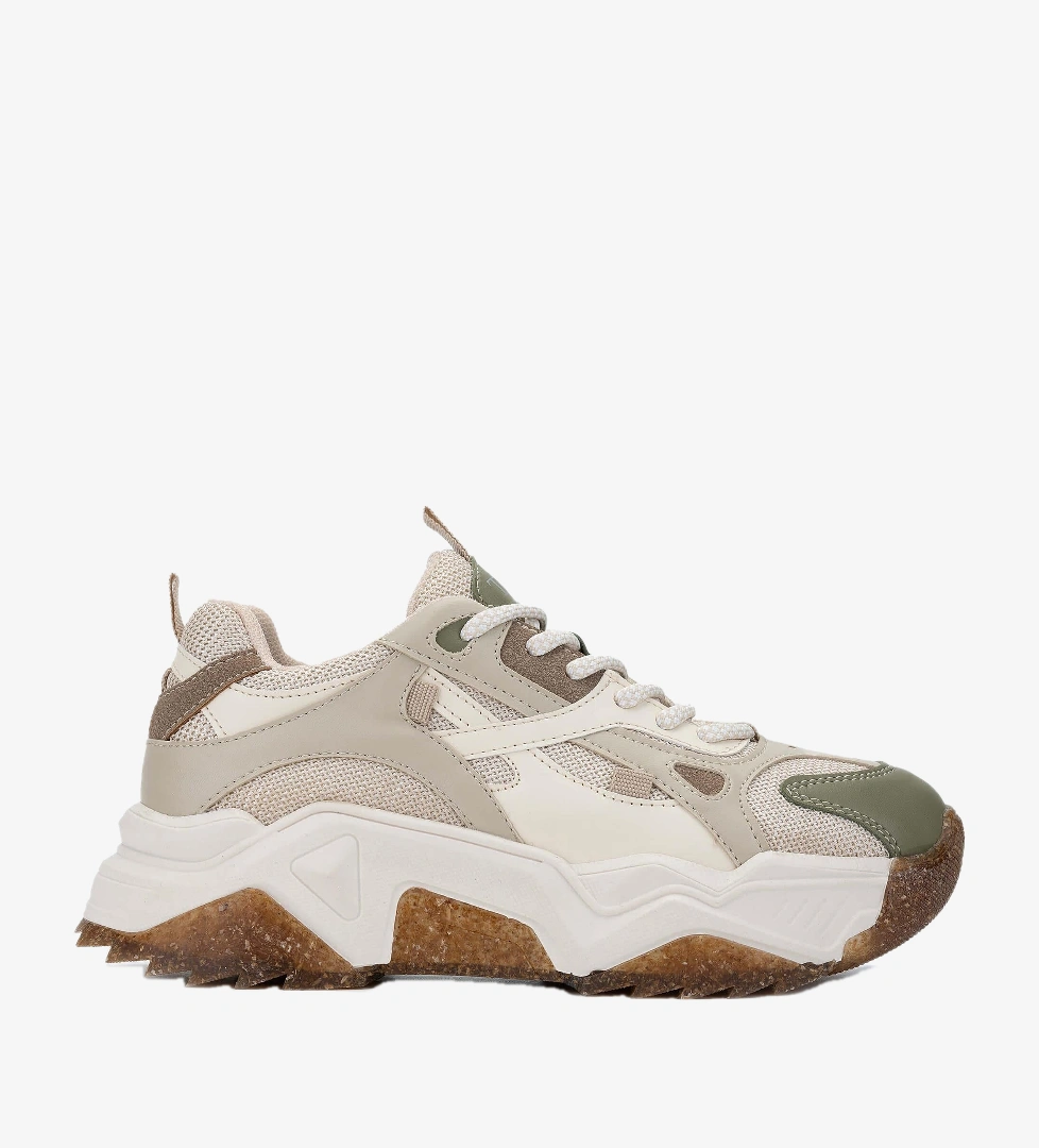 Tamer Tanca Beyaz Lacivert Tamer Tanca Vegan Kadın Sneakers Spor Ayakkabı