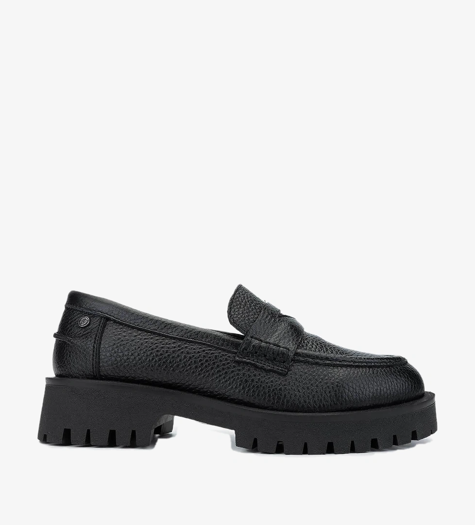 Tamer Tanca Vizon Floter Tamer Tanca Hakiki Deri Kadın Loafer Ayakkabı