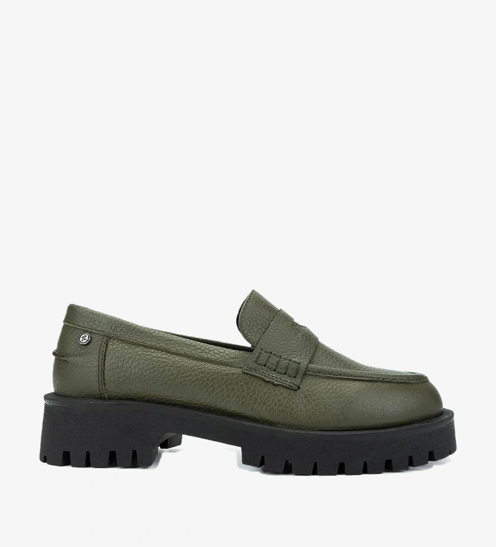 Tamer Tanca Vizon Floter Tamer Tanca Hakiki Deri Kadın Loafer Ayakkabı