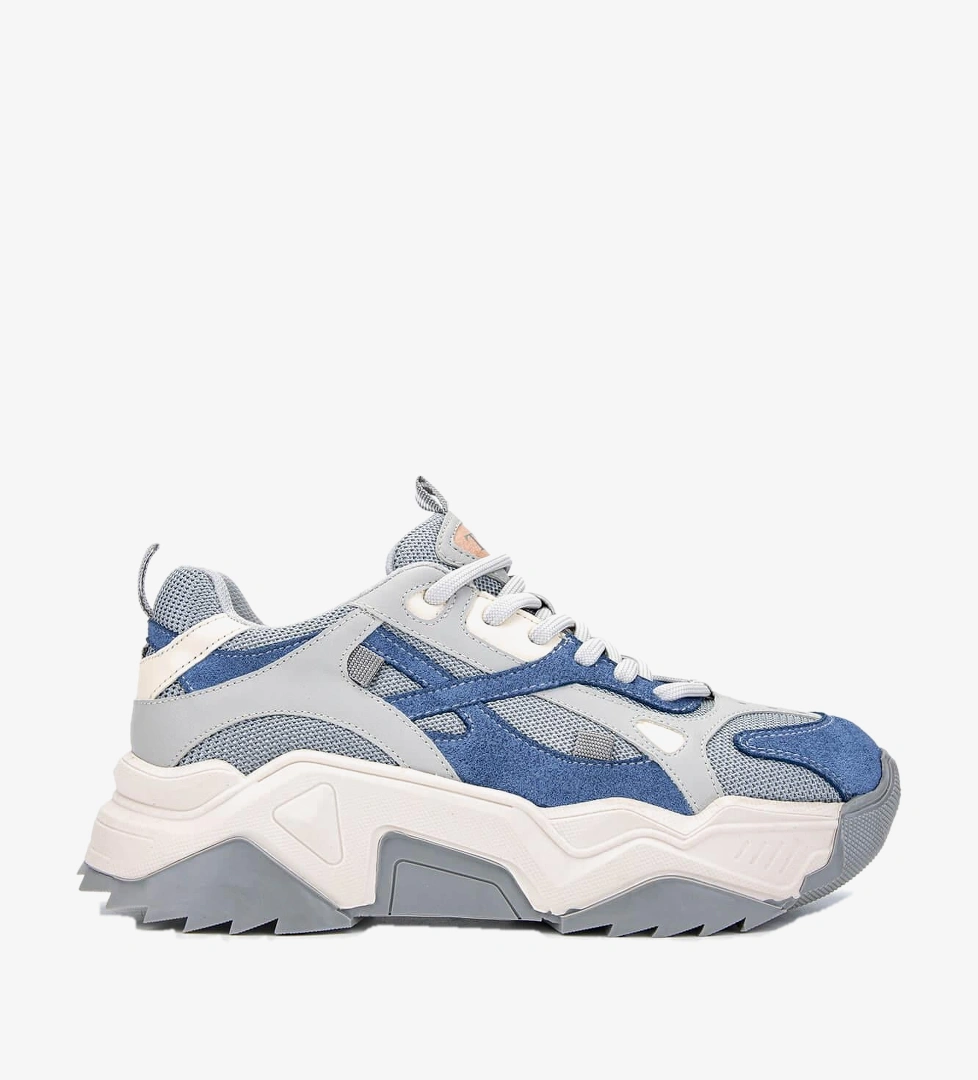 Tamer Tanca Beyaz Lacivert Tamer Tanca Vegan Kadın Sneakers Spor Ayakkabı