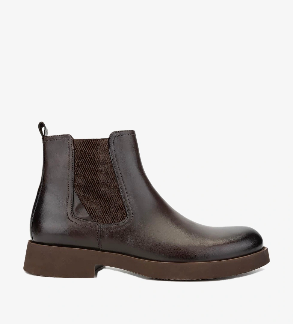 Tamer Tanca Gri Tamer Tanca Hakiki Erkek Deri Casual Bot