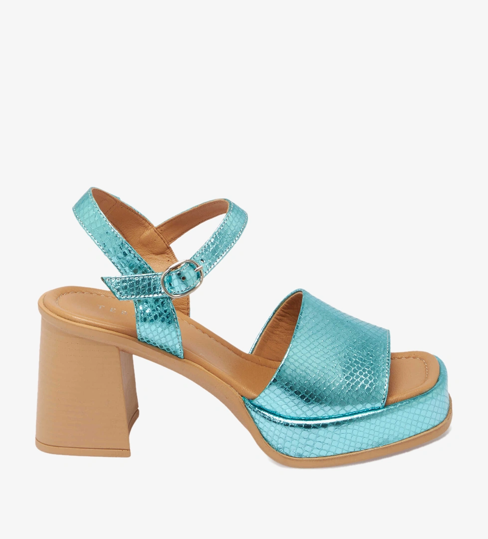 Mavi Hakiki Deri Kadın Sandalet - K24Y1SN67285-Q5R