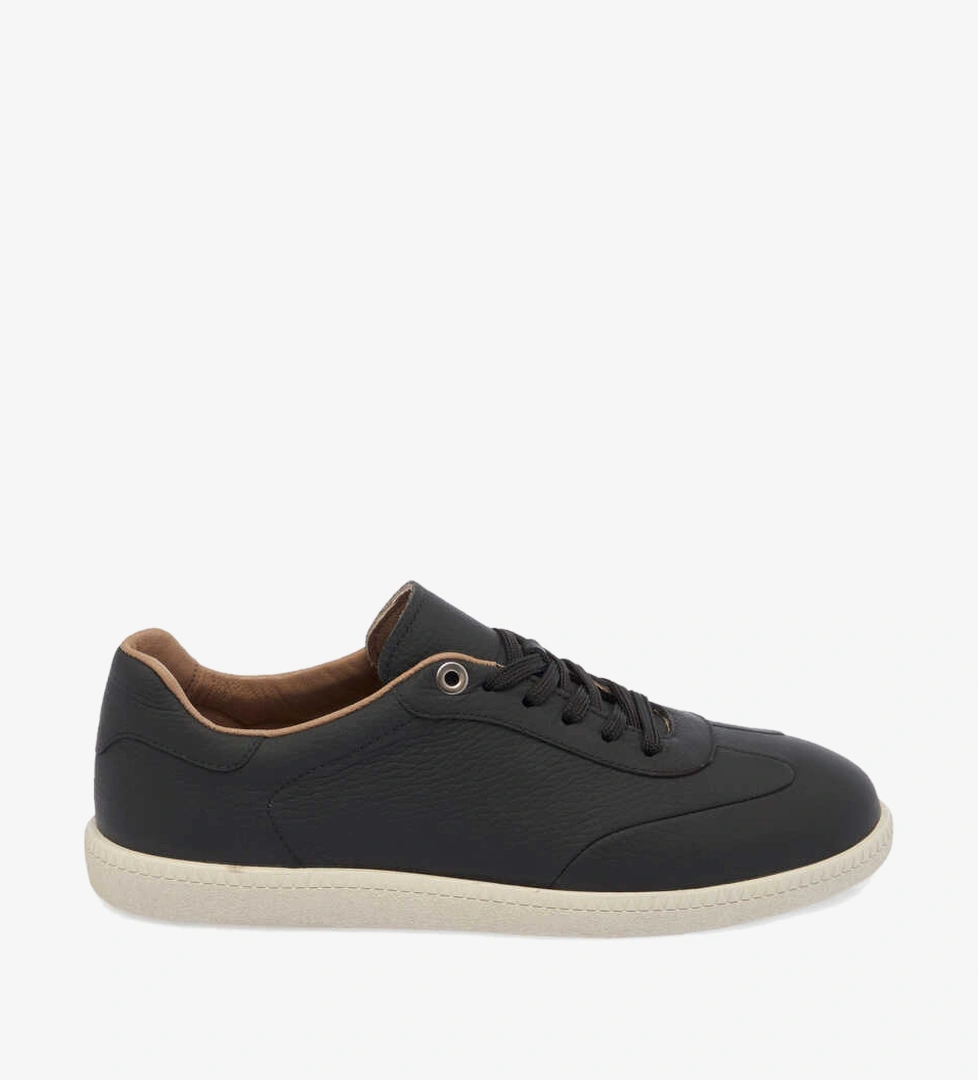 Siyah Hakiki Deri Erkek Sneaker - E24I1AY56704-A41