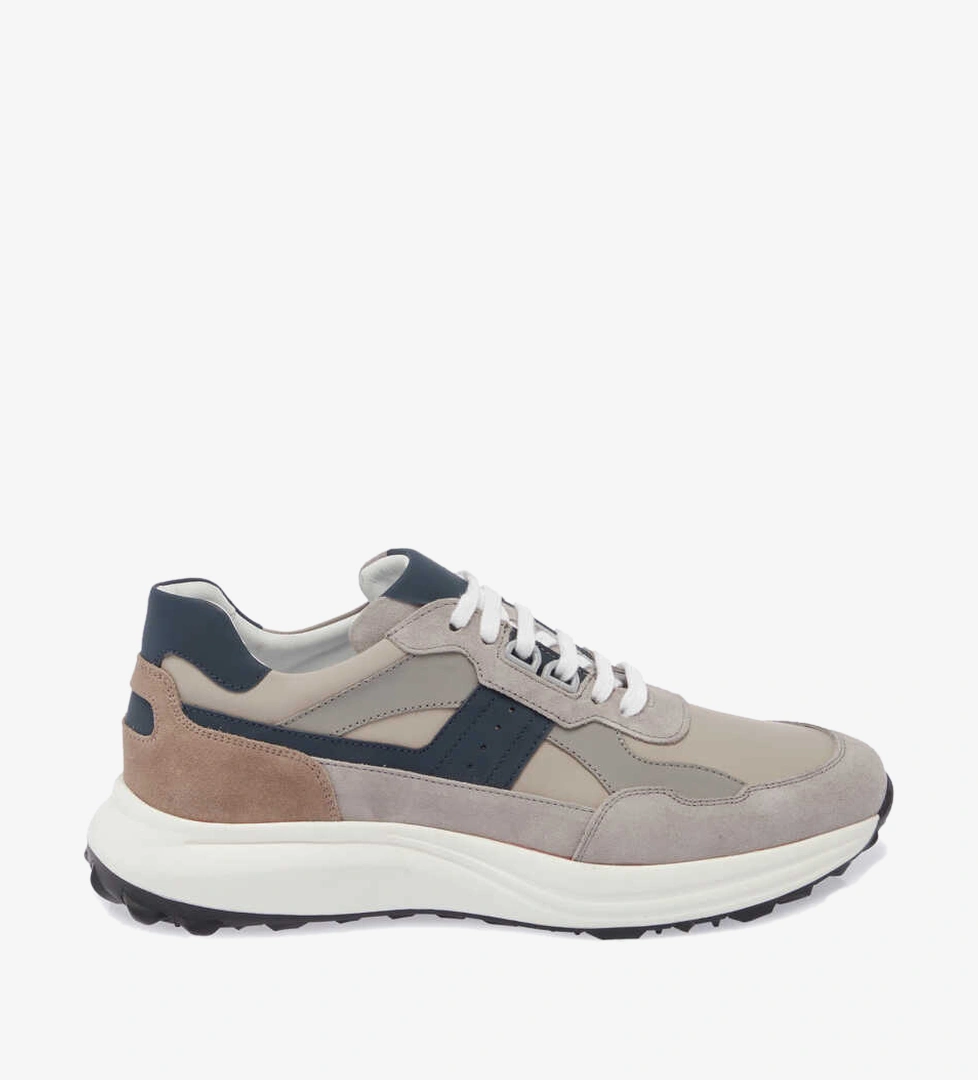 Gri Hakiki Deri Erkek Sneaker - E24I1AY56736-C11