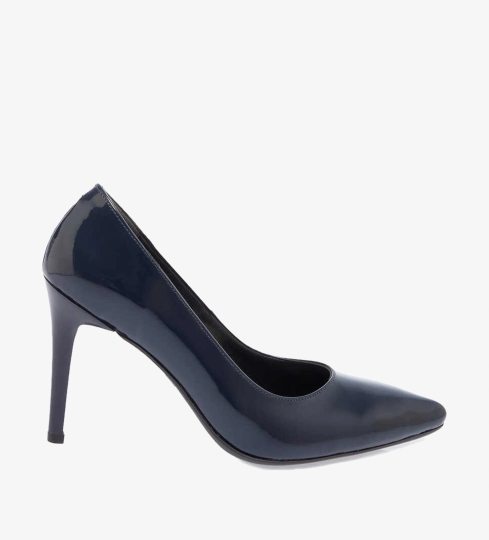 Tergan Lacivert Tergan Vegan Stiletto