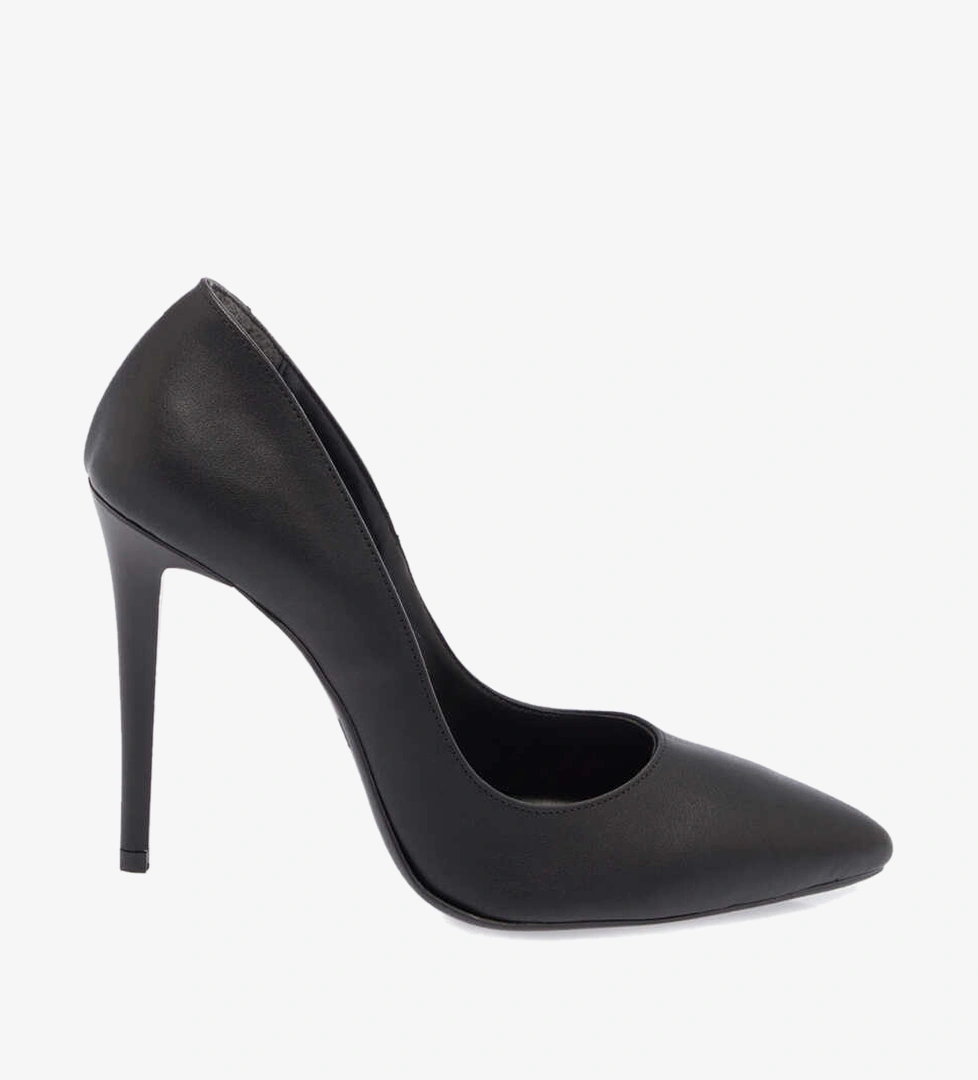 Tergan Siyah Tergan Vegan Stiletto