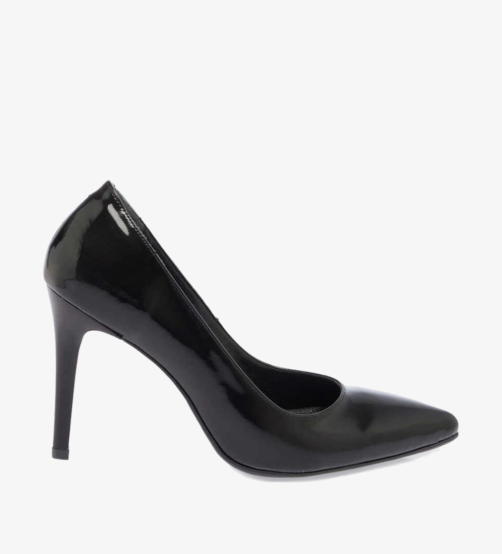 Tergan Siyah Tergan Vegan Stiletto