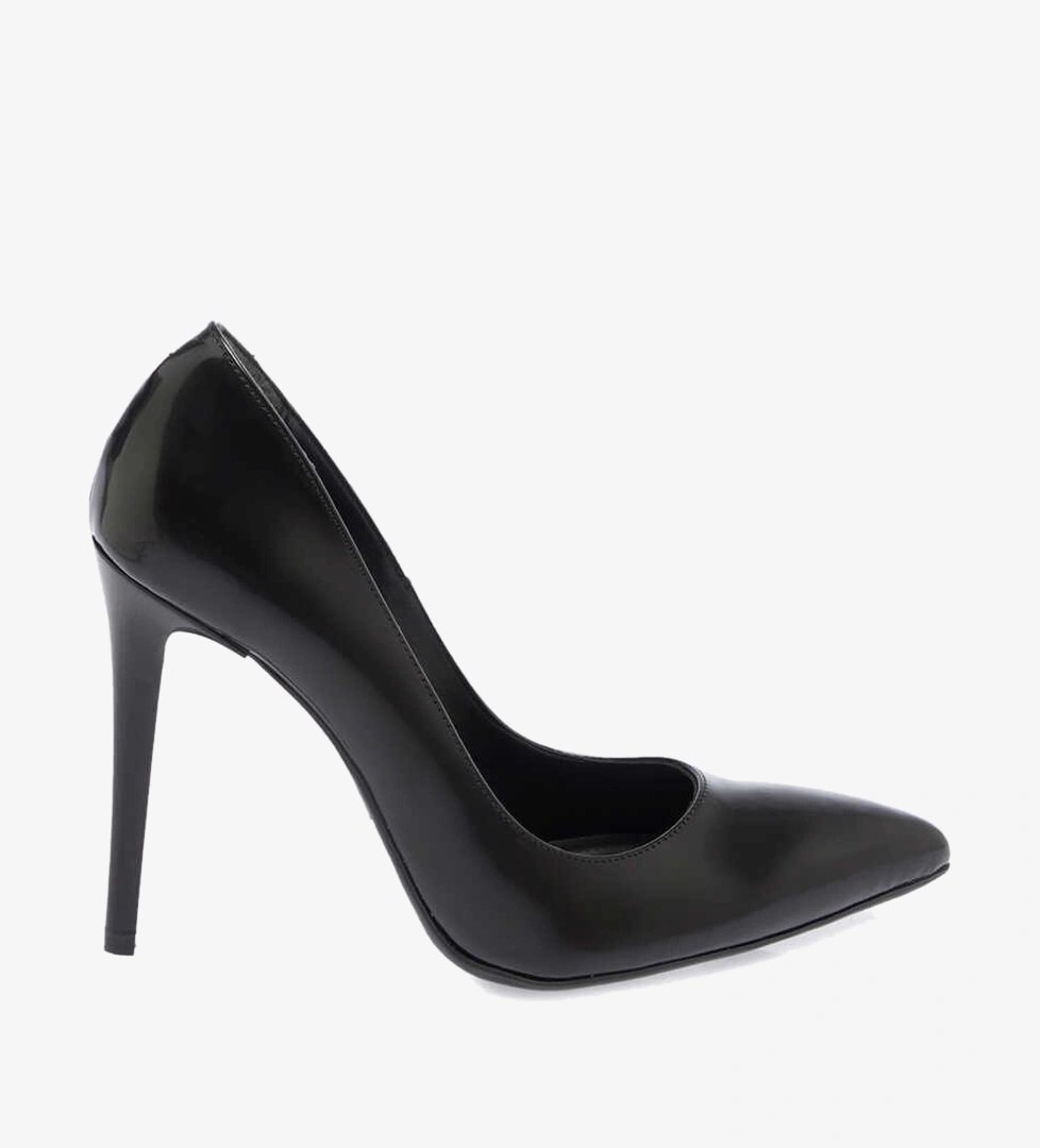 Tergan Siyah Tergan Vegan Stiletto