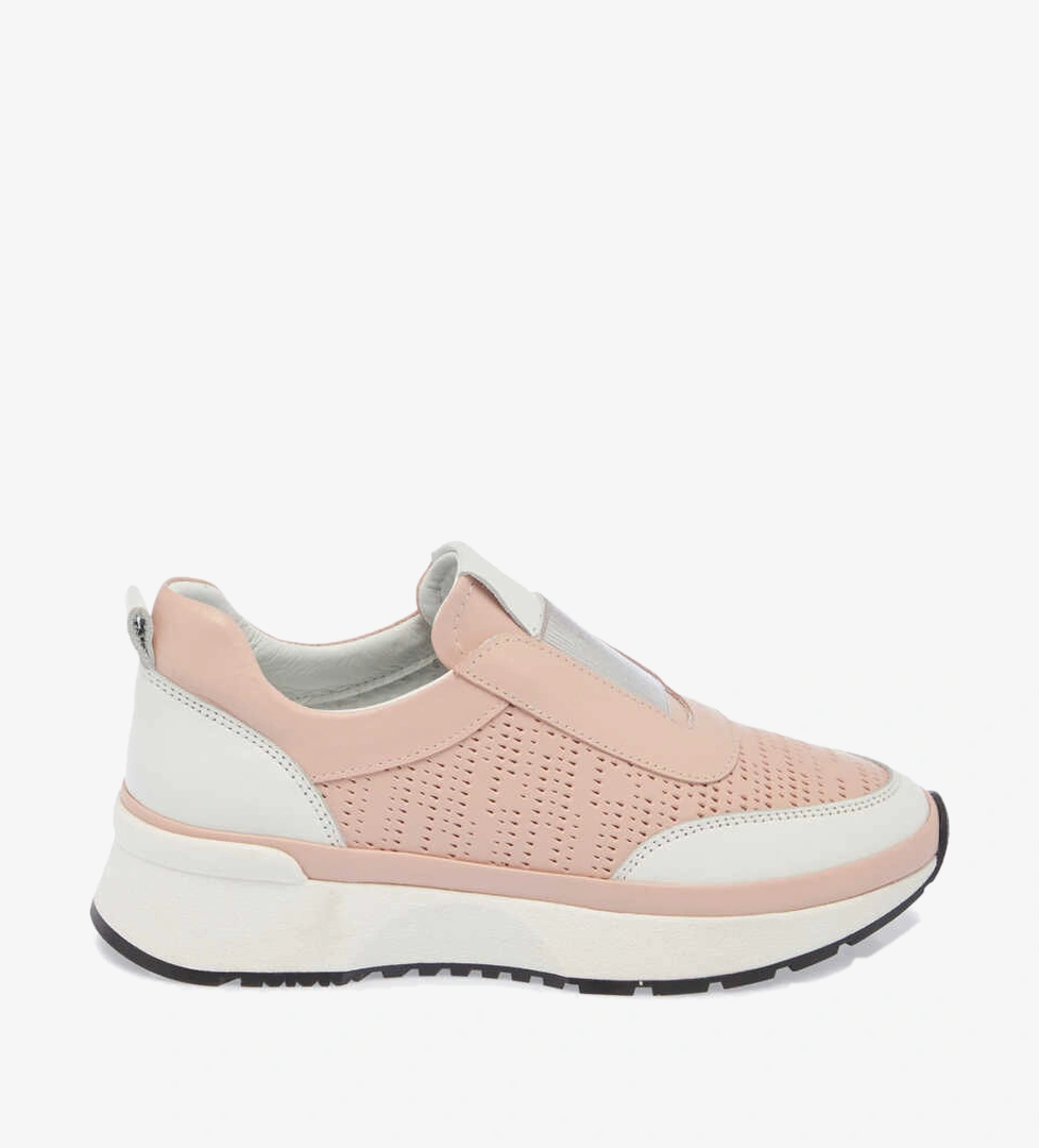 Pudra Hakiki Deri Kadın Sneaker - K24I1AY67354-A67