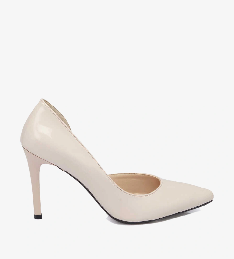 Tergan Bej Tergan Vegan Stiletto