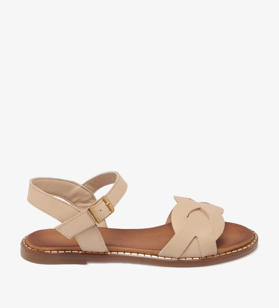Nude Hakiki Deri Kadın Sandalet - K25Y1SN67885-Q0C