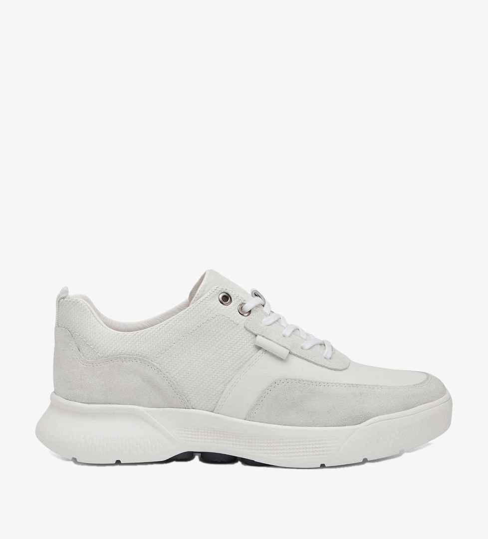 Beyaz Hakiki Deri Erkek Sneaker - E26I1AY57585-W25