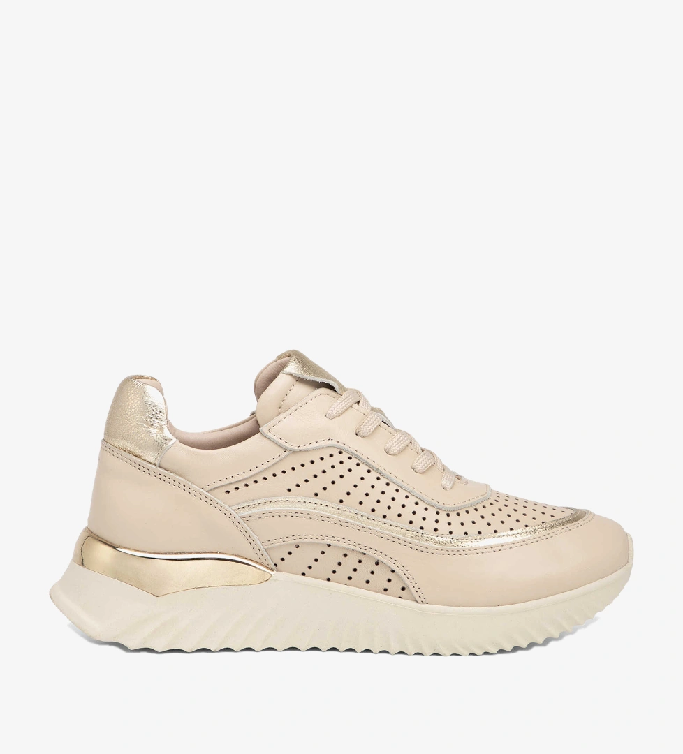 Kahverengi Hakiki Deri Kadın Sneaker - K25I1AY67970-S2S