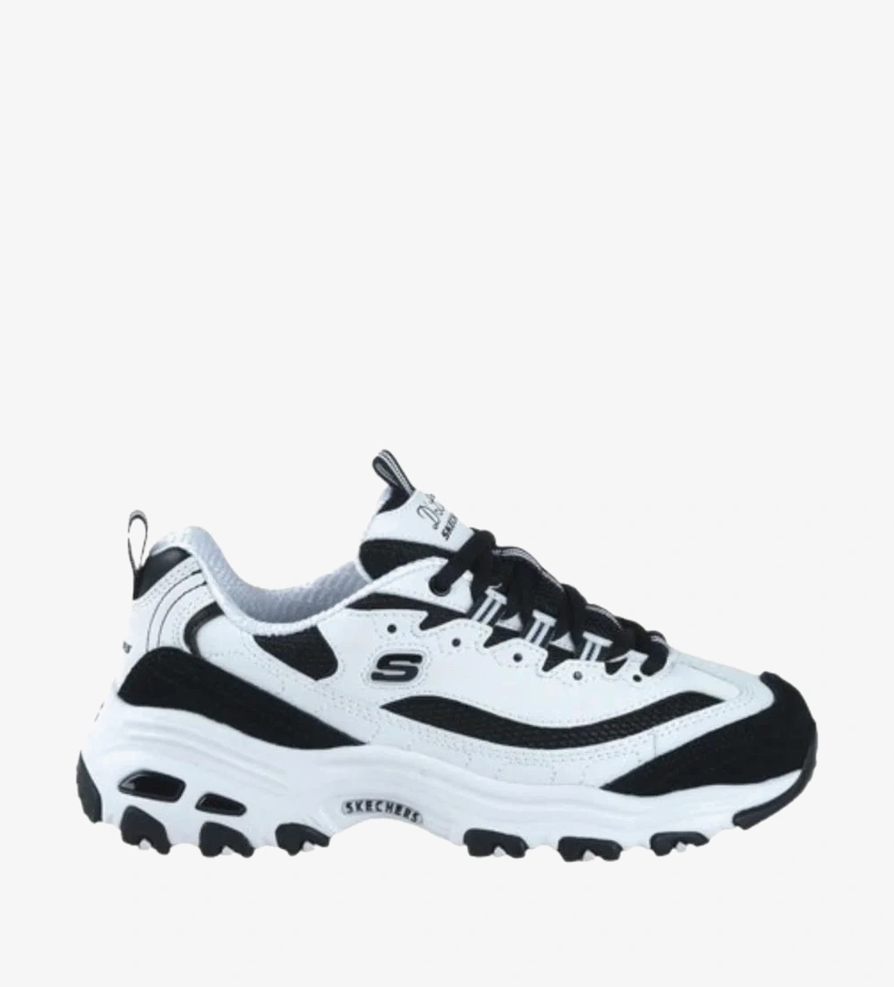 Skechers D'Lites - March Forward 13148-WBK Beyaz Günlük Sneaker Ayakkabı
