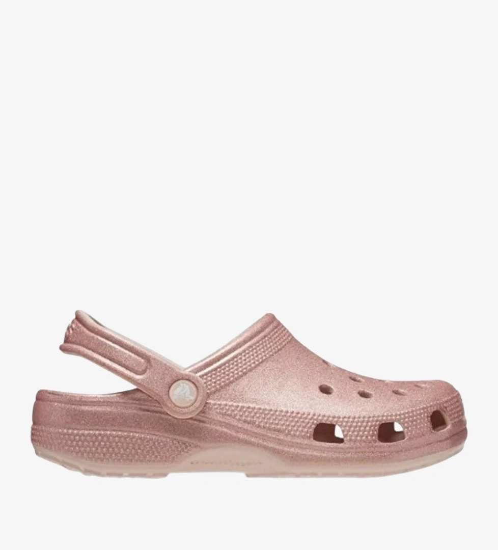 Crocs Classic Glitter Clog 205942-6WV Pembe Terlik