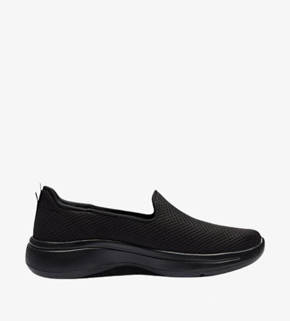 Skechers Go Walk Arch Fit 124401-BBK Siyah Günlük Sneaker