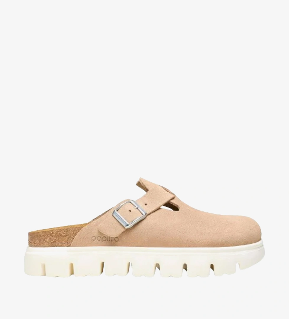 Birkenstock Boston Chunky VL Bej Terlik