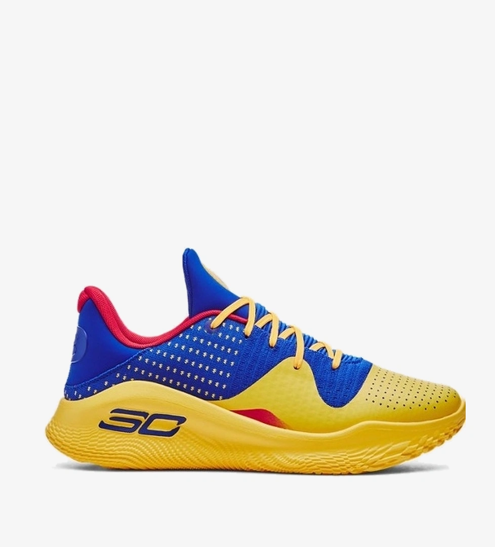 Under Armour Unisex Curry 4 Low FloTro Basketbol Ayakkabısı model görseli