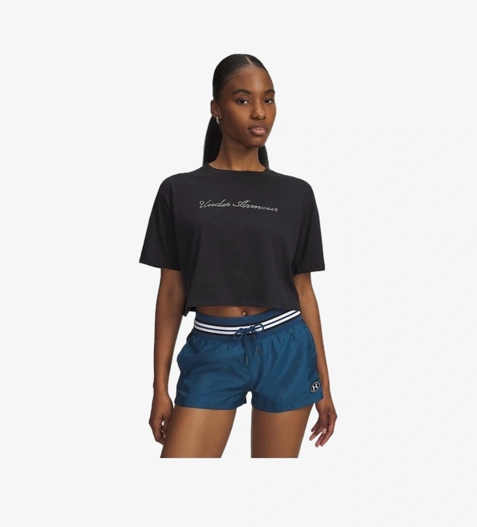 Under Armour Ua Wordmark Crop Kisa Kollu Shirt Ürün Listesi