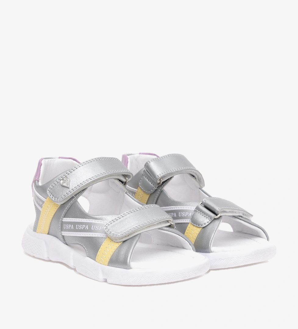 U.s. Polo Assn. Gri U.s. Polo Assn. Sandalet