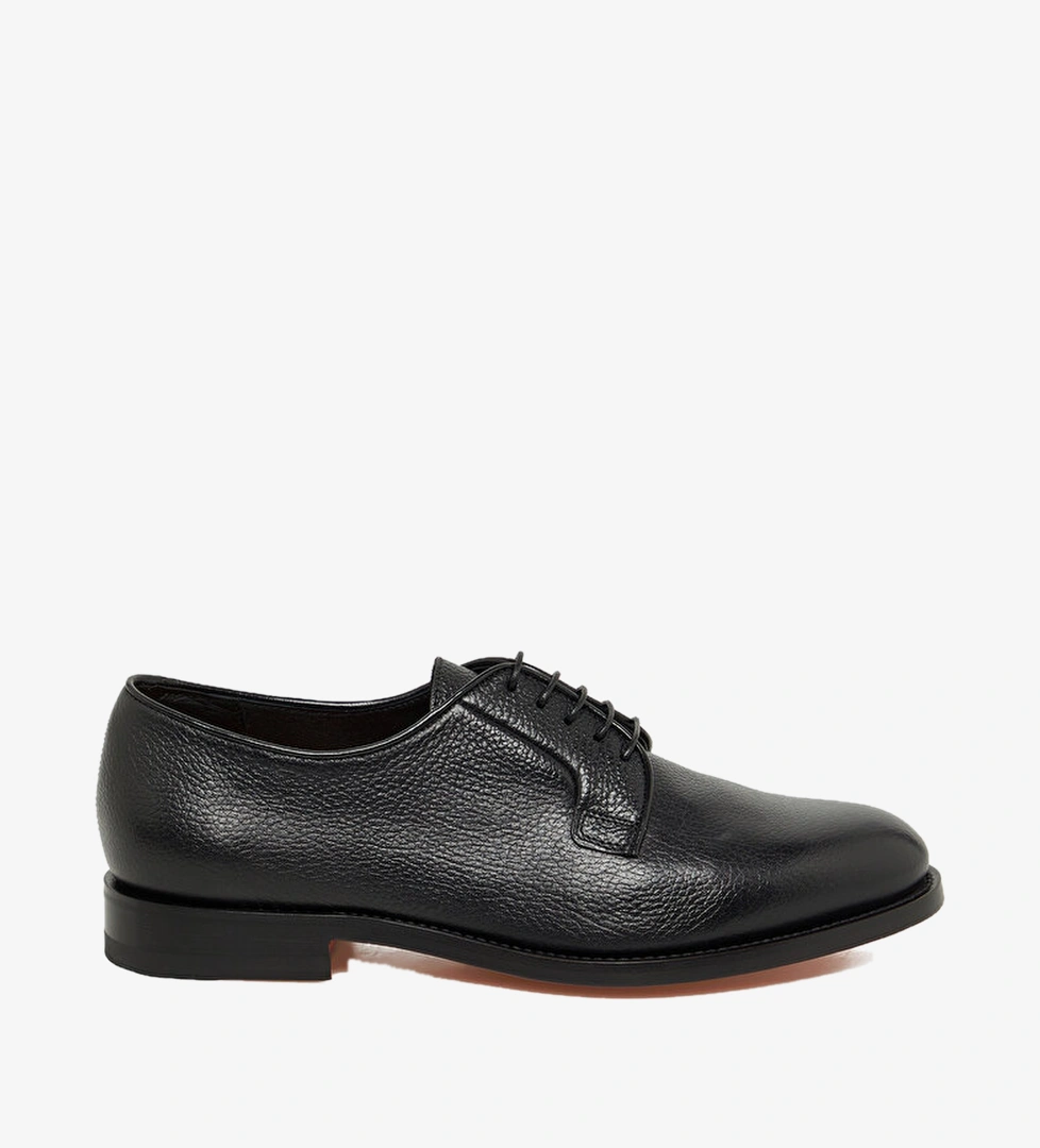 Santoni Siyah Santoni Bağcikli