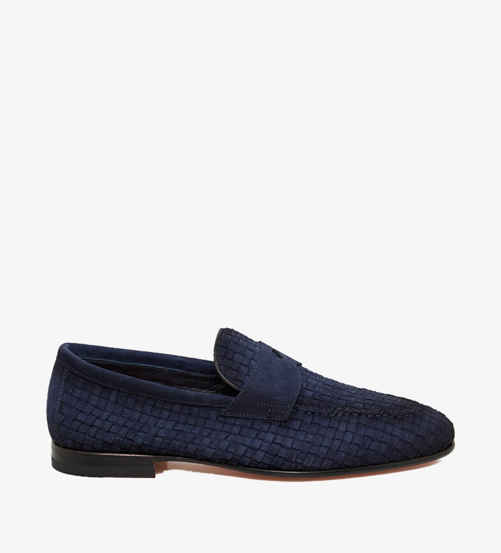 Santoni Mavi Santoni Örgü