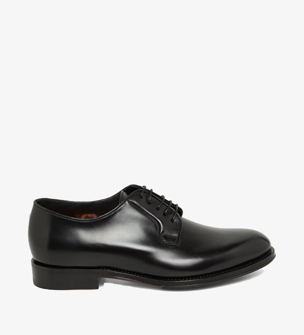 Santoni Siyah Santoni Bağcikli
