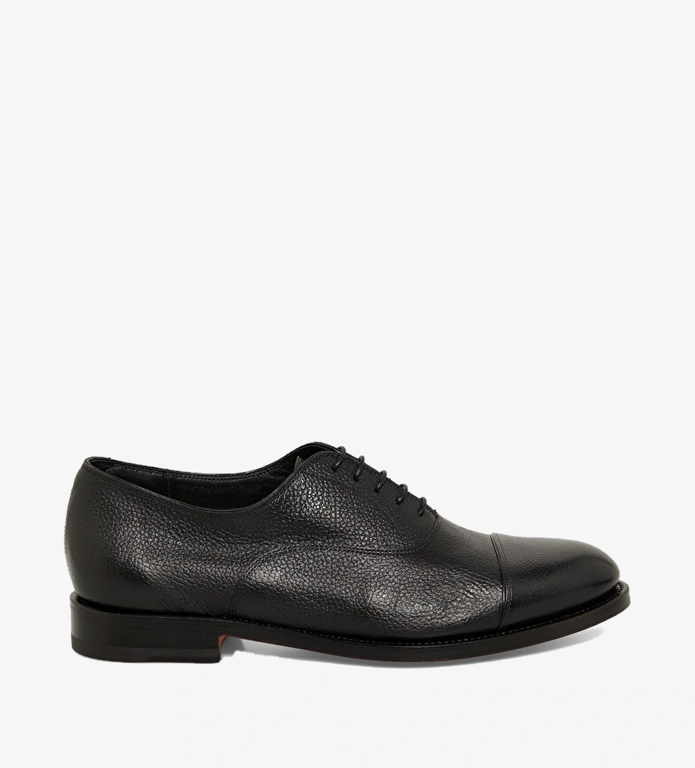 Santoni Siyah Santoni Bağcikli