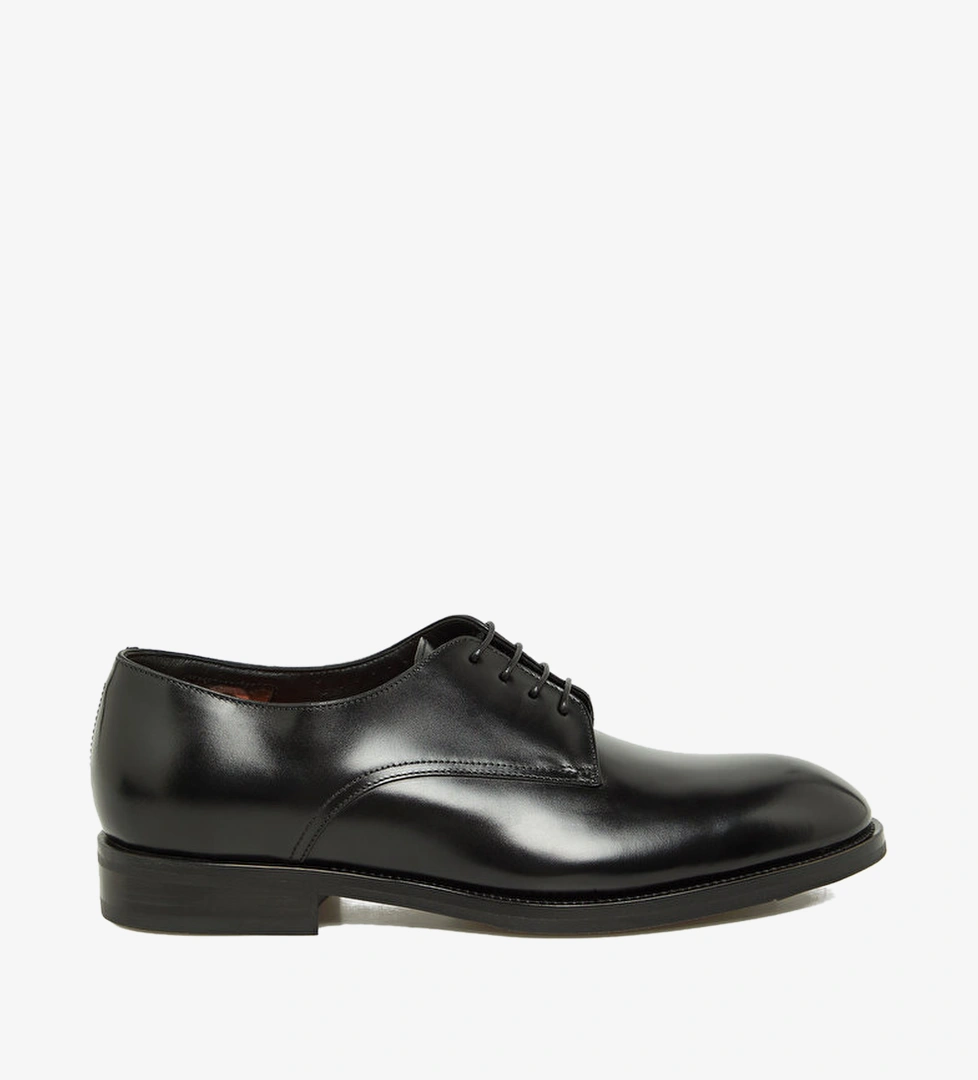 Santoni Siyah Santoni Bağcikli