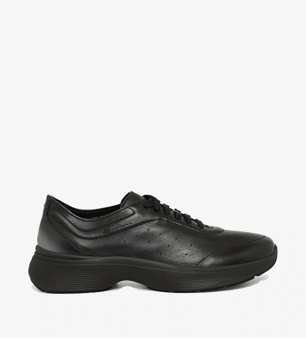 Santoni Siyah Santoni Bağcikli
