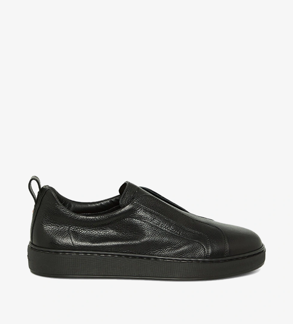Santoni Siyah Santoni Bağciksiz