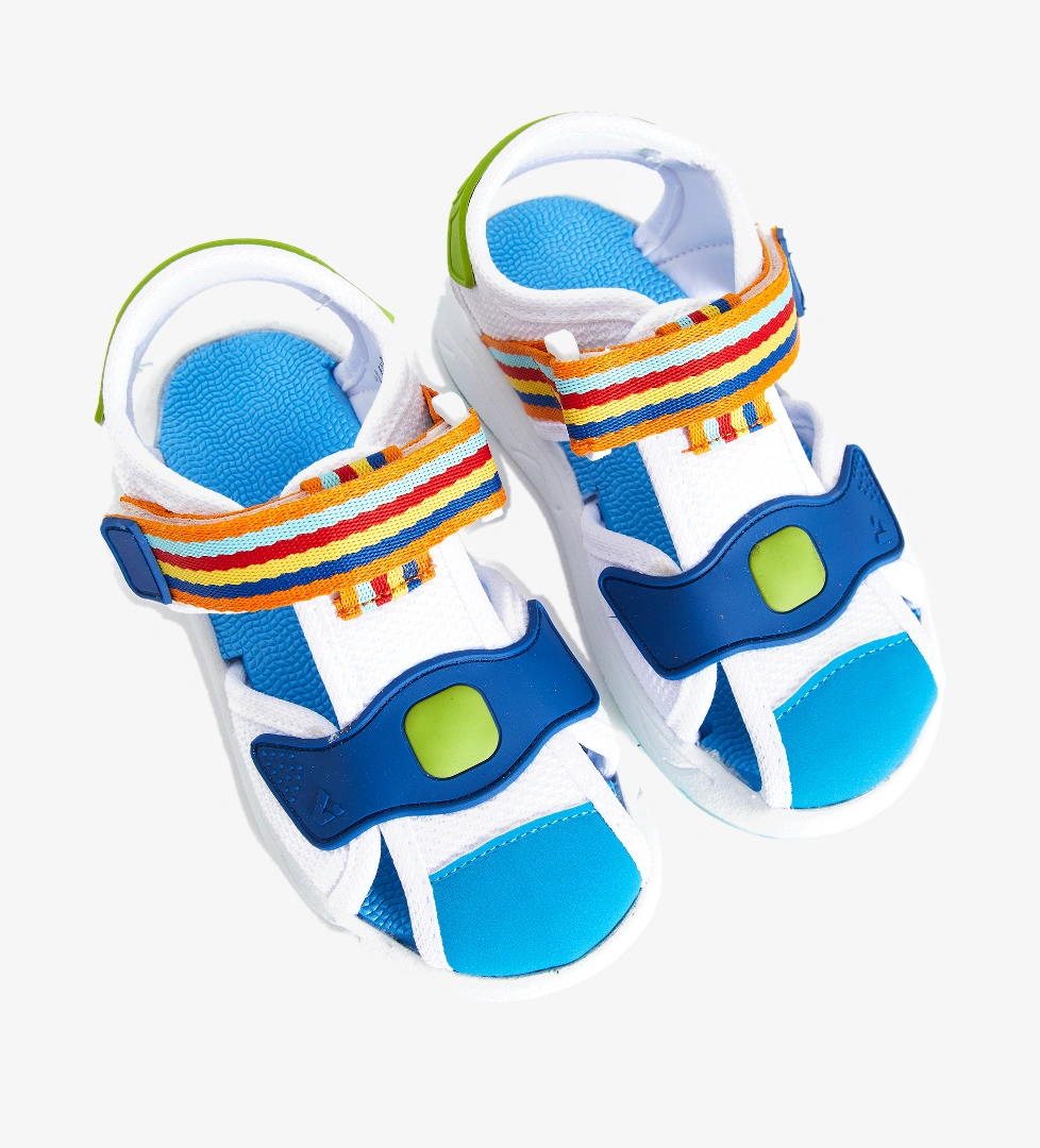 Vicco Flow II Hafif Erkek Okul Öncesi Beyaz/Saks Mavi Sandalet